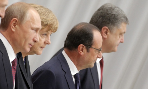 Minsk2 "Peace" Agreement leaders
