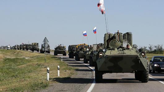 Russian column in Rostov Reg headed toward Ukr